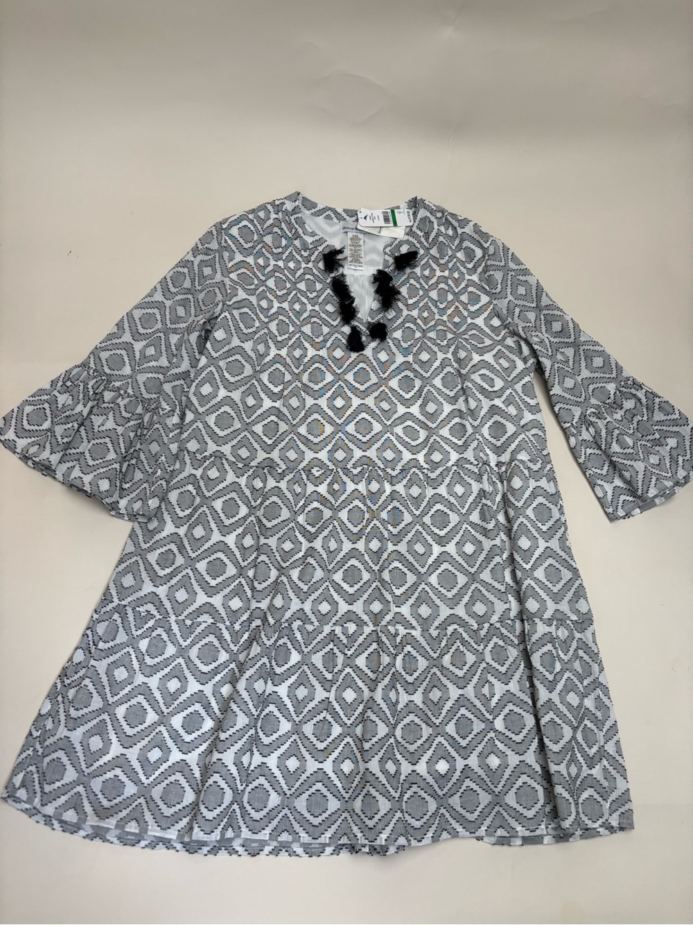 Tommy Bahama Women's Cotton Tiered Dress New With Tags Coastal Beach Luxury
